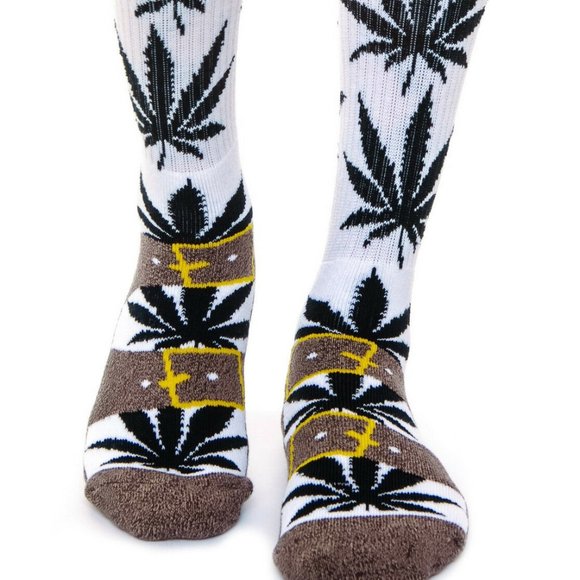 HUF PLANT LIFE RECREATIONAL CREW SOCKS PLANT LIFE - Picture 2 of 2